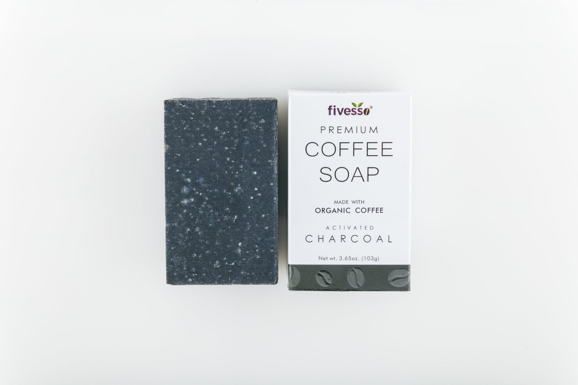 Activated Charcoal - Premium Coffee Soap Bar - Adrasse Cosmetics