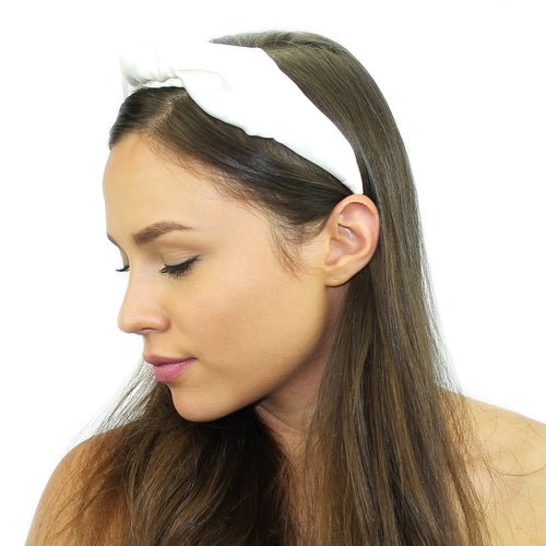 Floral Silk Top Knot Headband - Adrasse Cosmetics