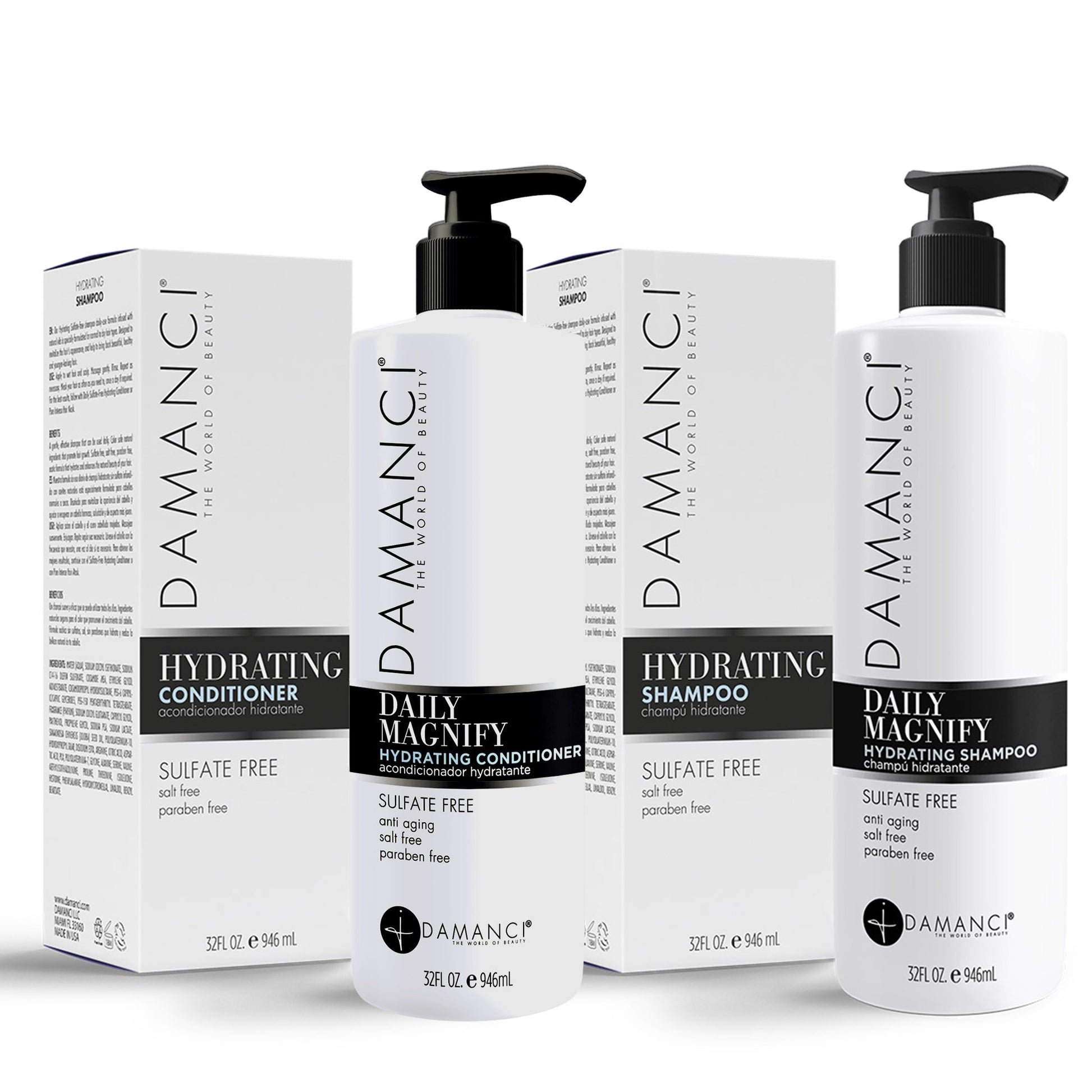 Hydrating Shampoo & Conditioner Duo - Adrasse Cosmetics