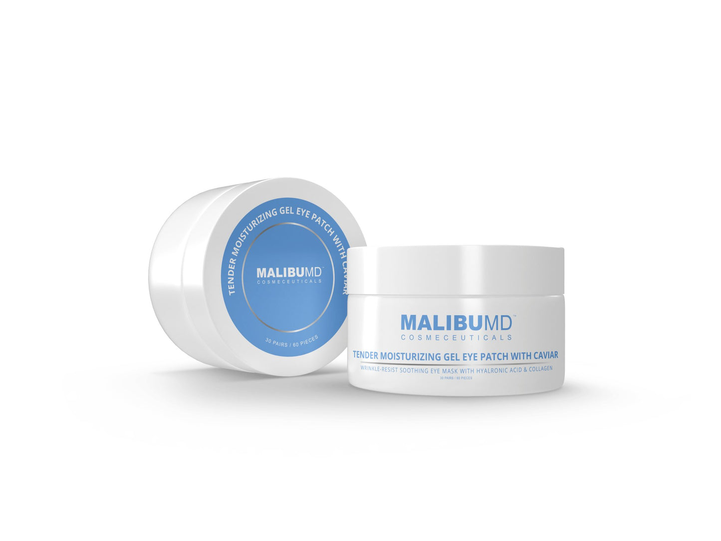 MALIBU MD Caviar Gel Eye Patch [60ct] Anti Aging Wrinkle Eraser - Adrasse Cosmetics