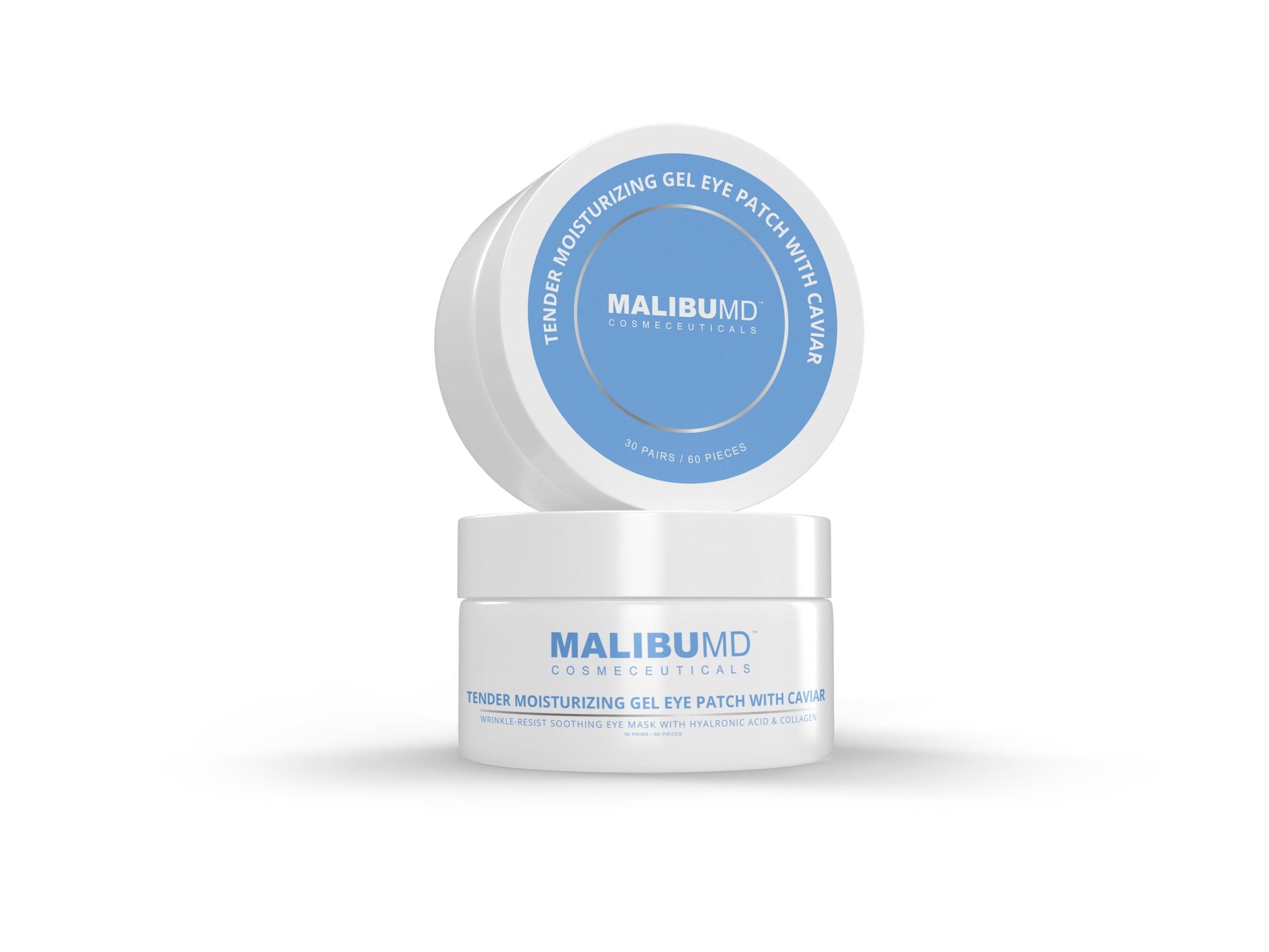 MALIBU MD Caviar Gel Eye Patch [60ct] Anti Aging Wrinkle Eraser - Adrasse Cosmetics