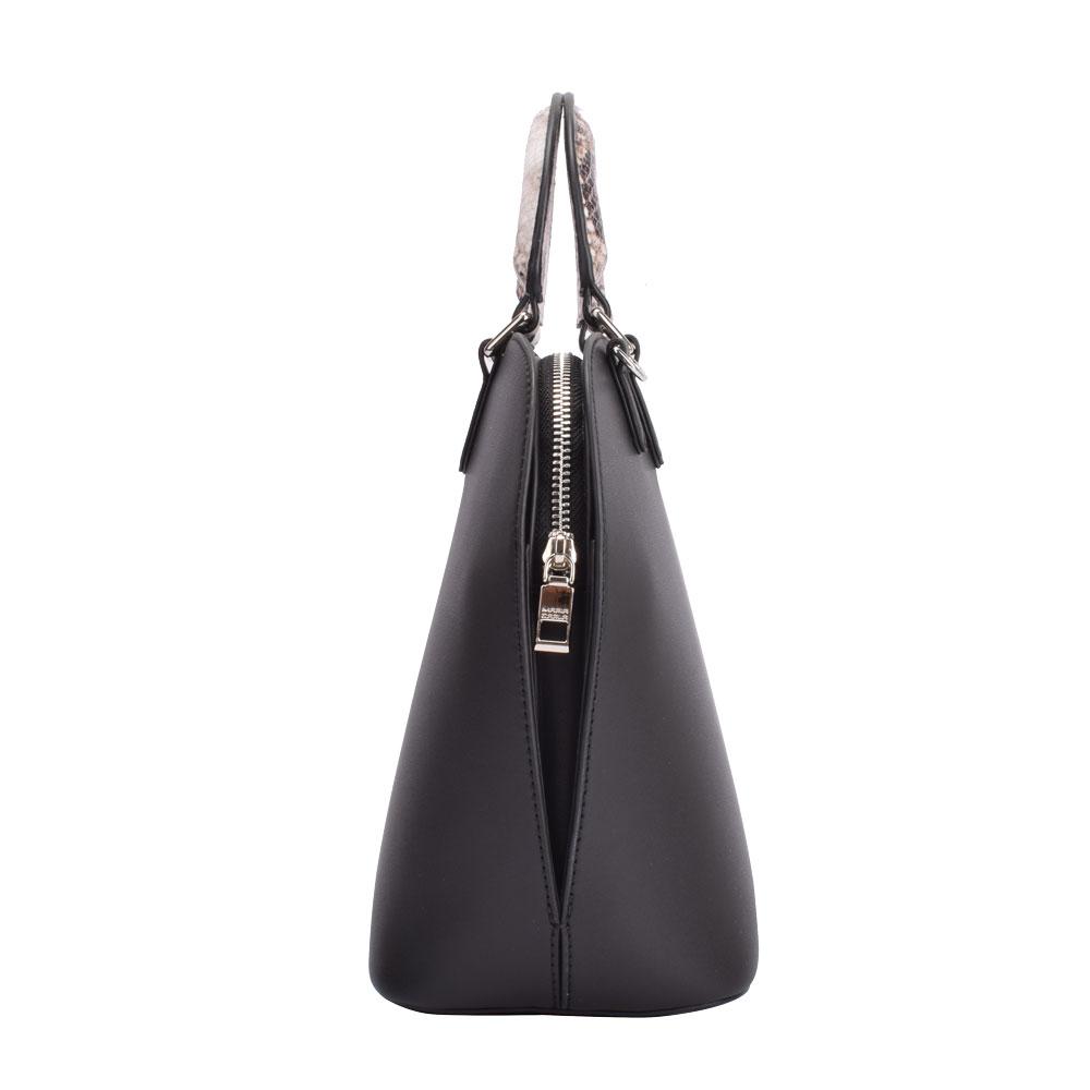Maria Carla Woman's Fashion Luxury Leather Handbag, Smooth Leather - Adrasse Cosmetics