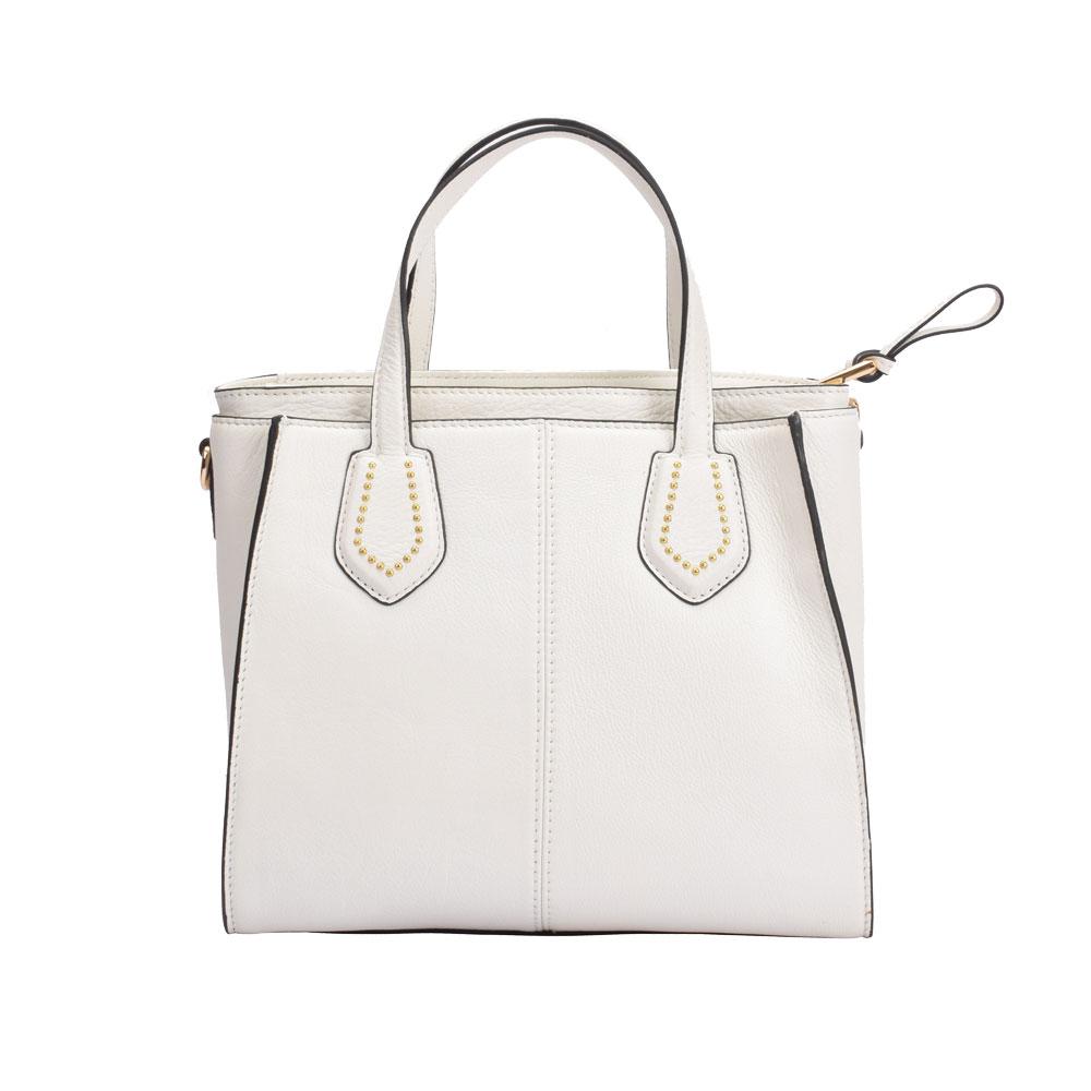 Maria Carla Women's Fashion Luxury Leather Handbag, Smooth Leather - Adrasse Cosmetics