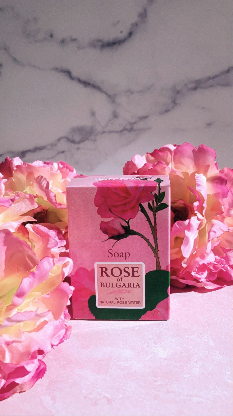 Natural Soap with rose water Rose of Bulgaria Biofresh - 40g. - Adrasse Cosmetics