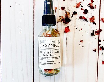 Organic Rose Water Facial Setting Spray Makeup - Adrasse Cosmetics