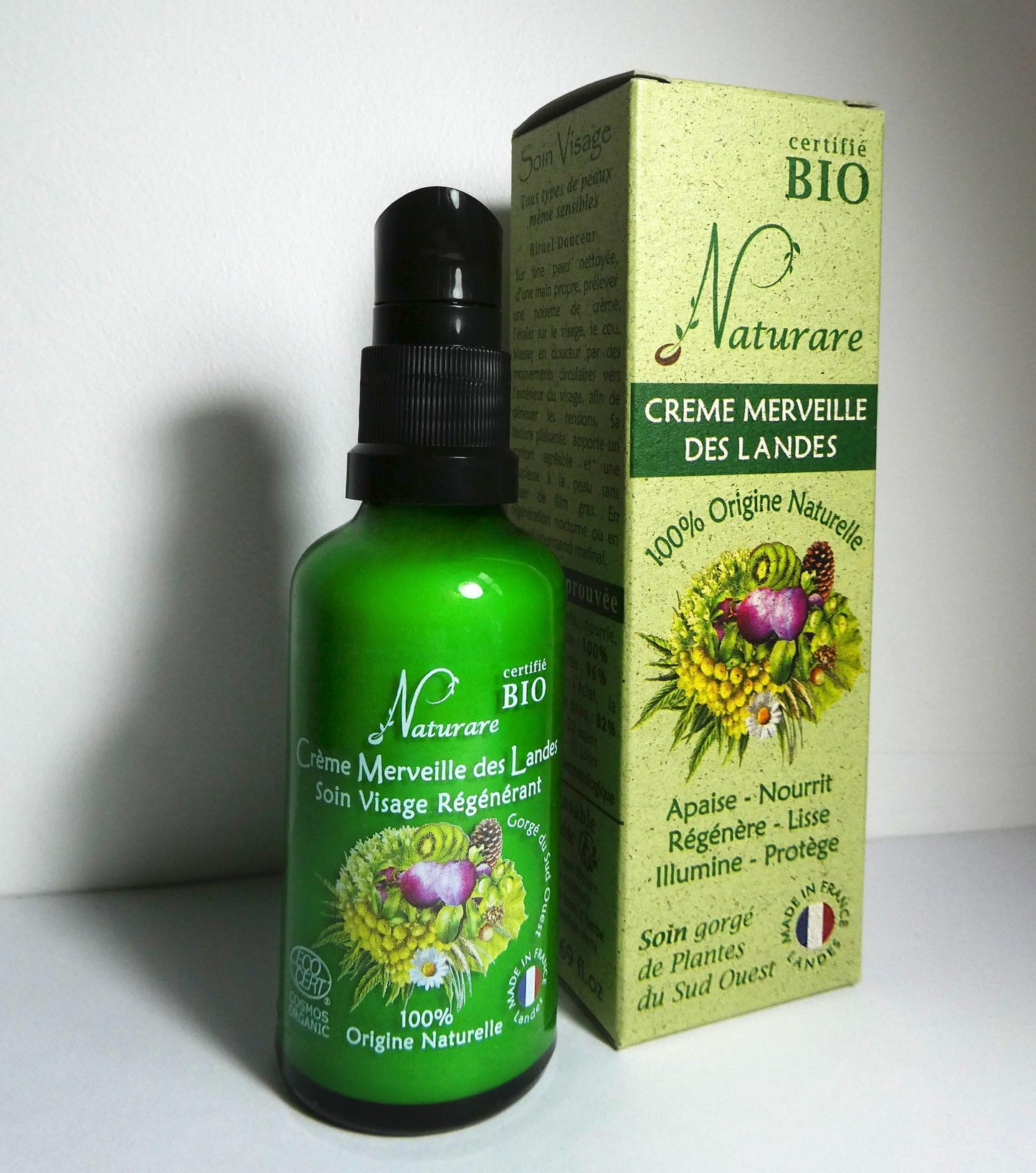 Organic Wonder Cream of French Landes, Integral Regeneration Nutrition - Adrasse Cosmetics