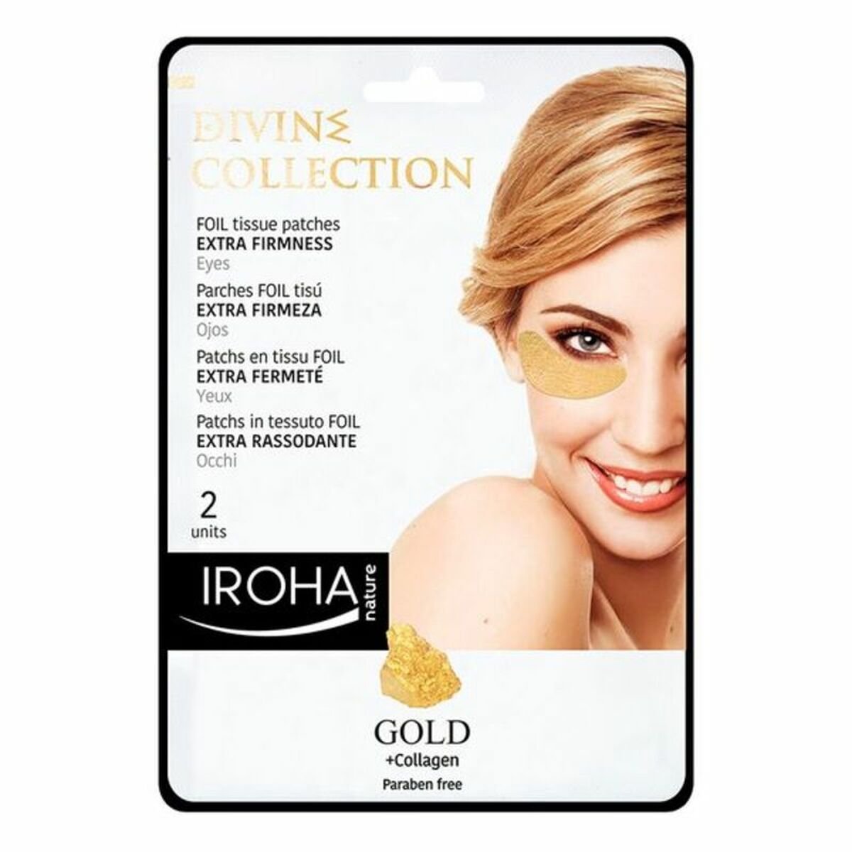 Patch for the Eye Area Gold Iroha (2 uds) - Adrasse Cosmetics