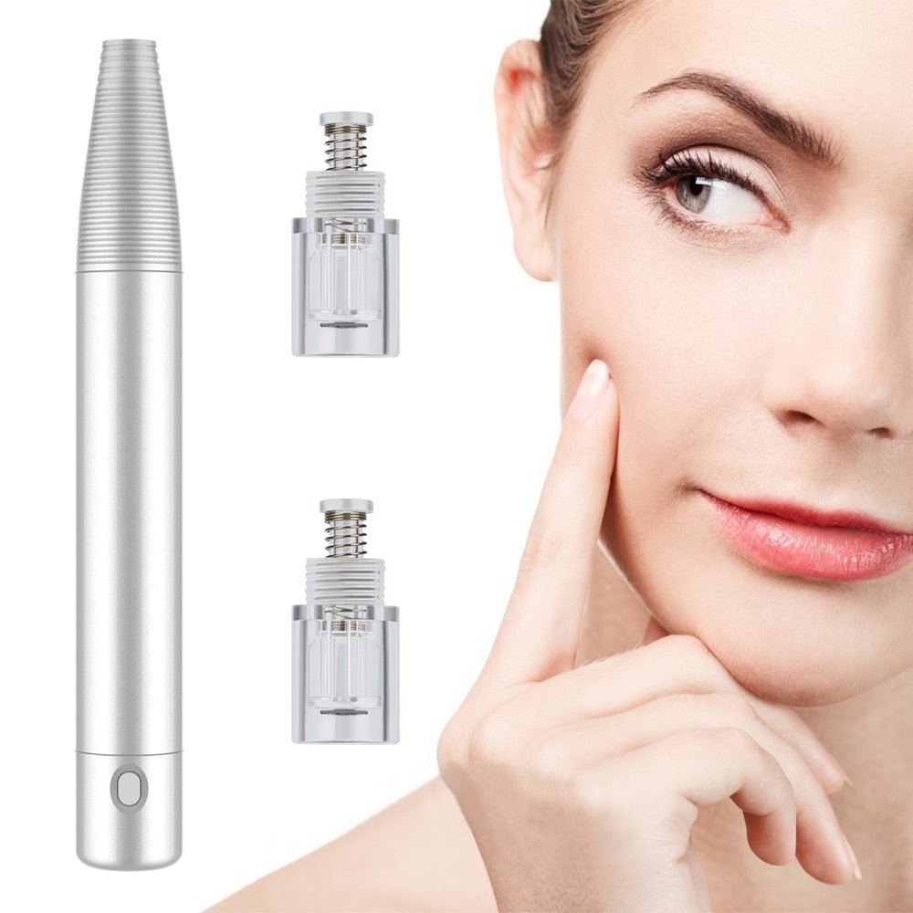 Rechargeable Derma pen Micro Needle Face Skin - Adrasse Cosmetics