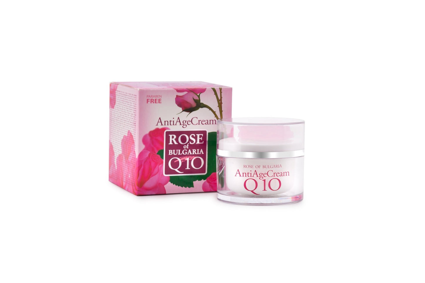 Rejuvenating face cream with rose water and Q10 Rose of Bulgaria - Adrasse Cosmetics