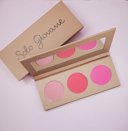 SG Three Shades Blush Palette 11 - Adrasse Cosmetics